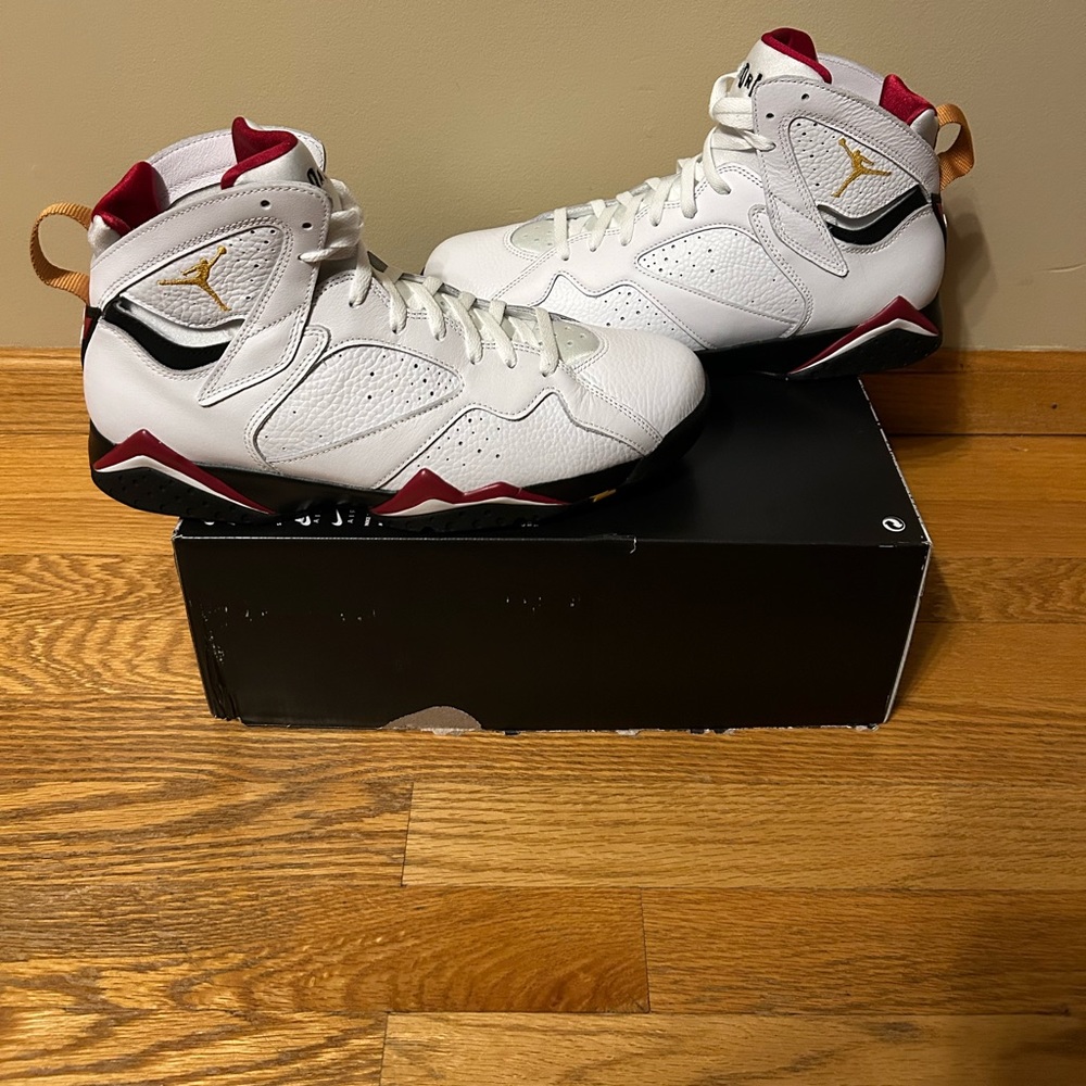 Air Jordan 7 Retro “Cardinal” Size 10.5 Basketball Sneaker